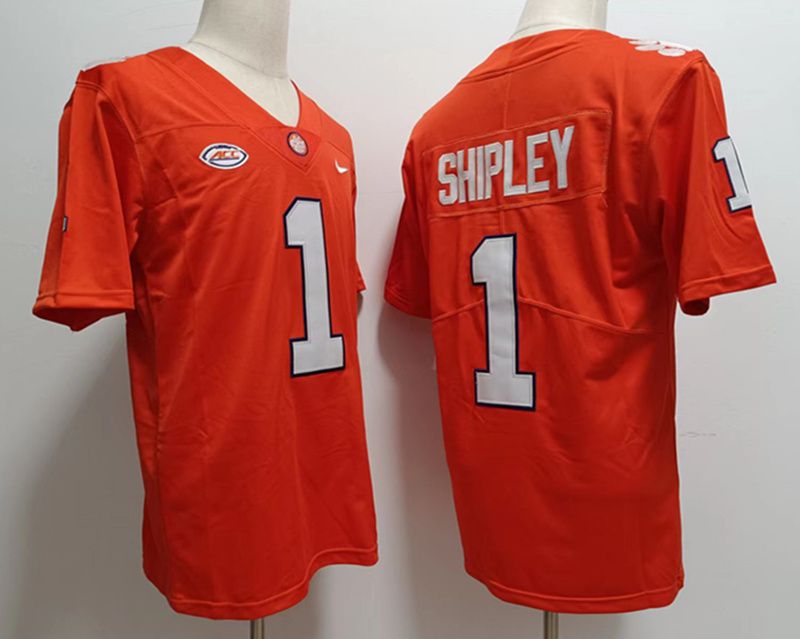 Men Clemson Tigers #1 Shipley Orange 2024 Nike Vapor NCAA Jersey->indianapolis colts->NFL Jersey